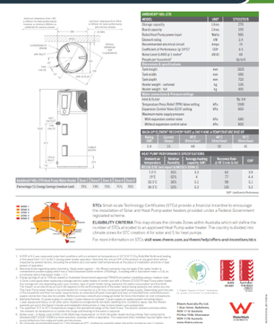 Rheem Ambiheat Heat Pump | 571D270R5 - Sarros Hot Water RheemHeat Pump